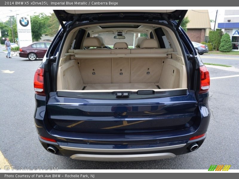 Imperial Blue Metallic / Canberra Beige 2014 BMW X5 xDrive35i