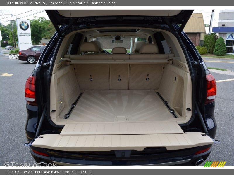 Imperial Blue Metallic / Canberra Beige 2014 BMW X5 xDrive35i