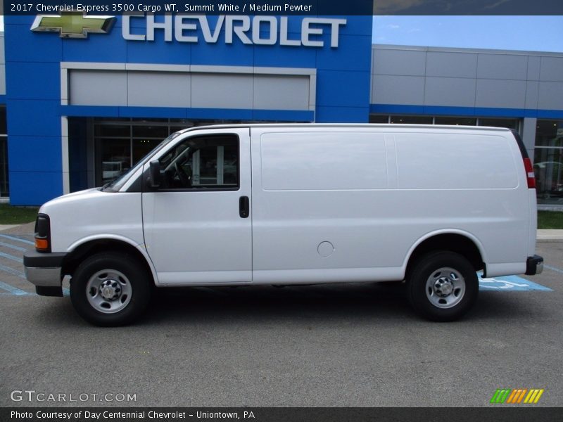 Summit White / Medium Pewter 2017 Chevrolet Express 3500 Cargo WT