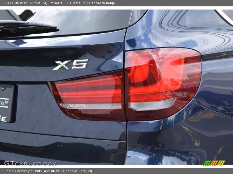Imperial Blue Metallic / Canberra Beige 2014 BMW X5 xDrive35i