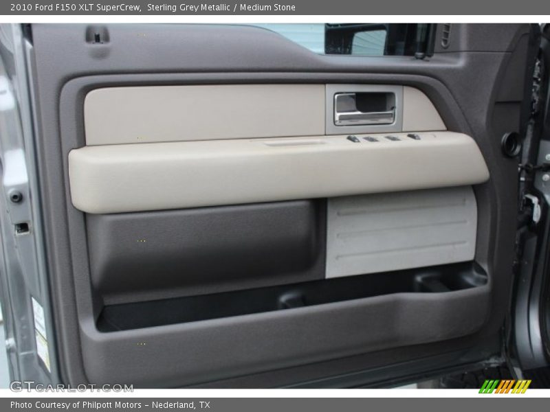 Sterling Grey Metallic / Medium Stone 2010 Ford F150 XLT SuperCrew