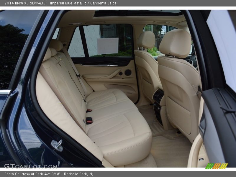 Imperial Blue Metallic / Canberra Beige 2014 BMW X5 xDrive35i