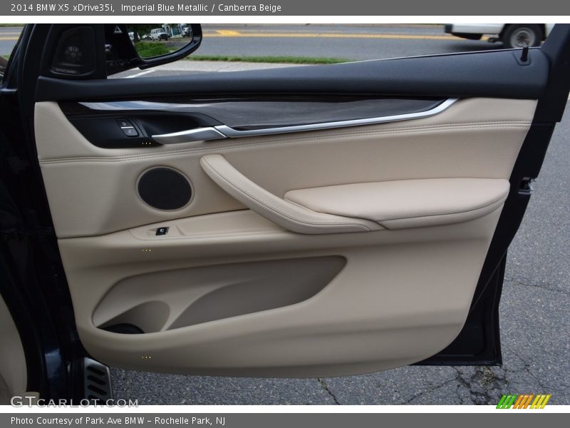 Imperial Blue Metallic / Canberra Beige 2014 BMW X5 xDrive35i