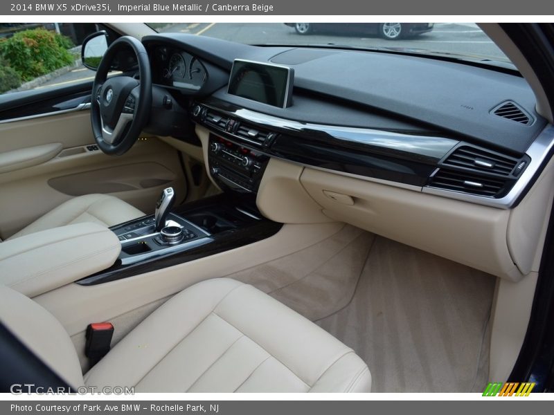 Imperial Blue Metallic / Canberra Beige 2014 BMW X5 xDrive35i