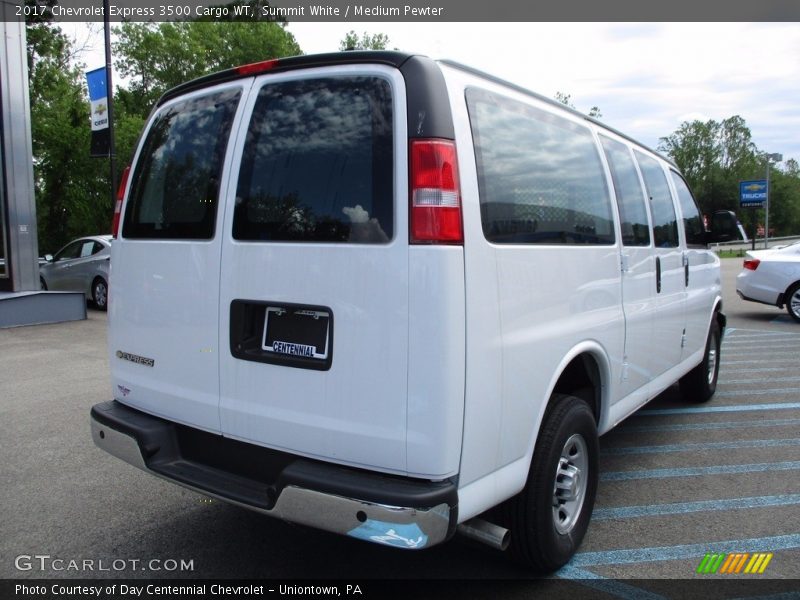Summit White / Medium Pewter 2017 Chevrolet Express 3500 Cargo WT