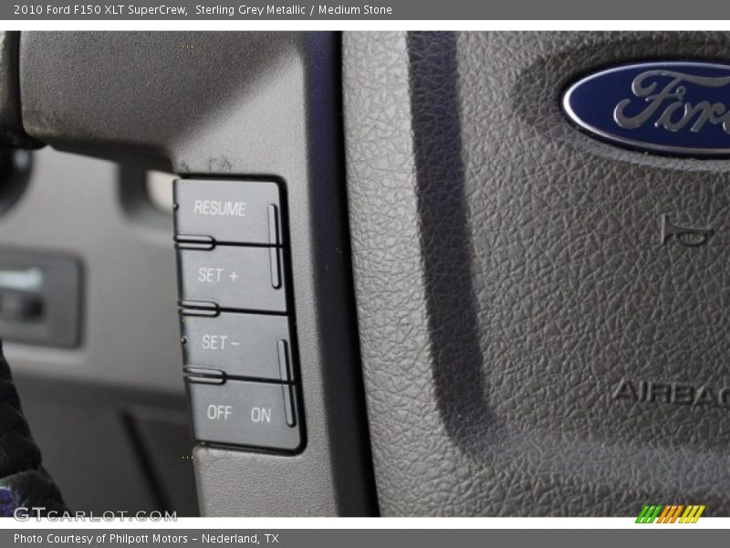 Sterling Grey Metallic / Medium Stone 2010 Ford F150 XLT SuperCrew