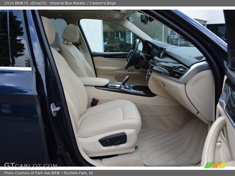 Imperial Blue Metallic / Canberra Beige 2014 BMW X5 xDrive35i