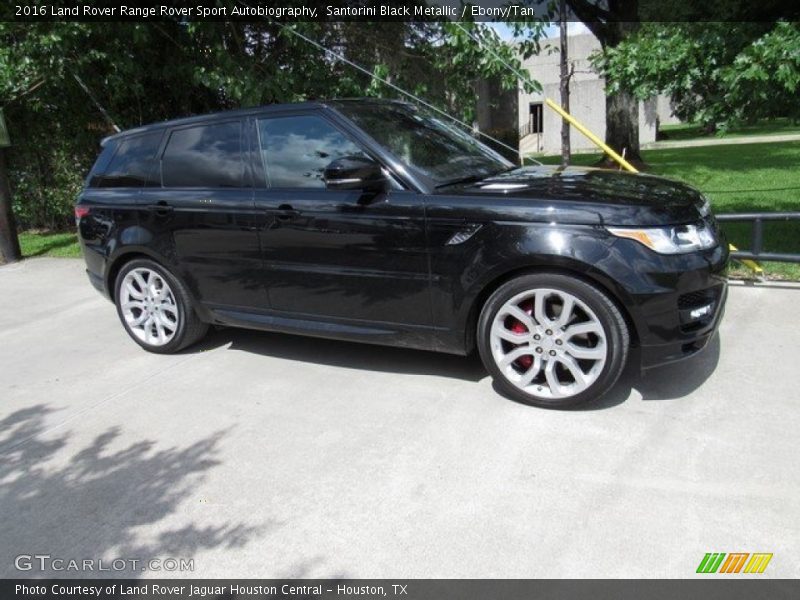 Santorini Black Metallic / Ebony/Tan 2016 Land Rover Range Rover Sport Autobiography