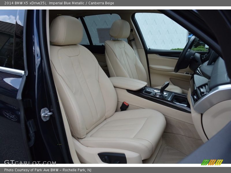 Imperial Blue Metallic / Canberra Beige 2014 BMW X5 xDrive35i