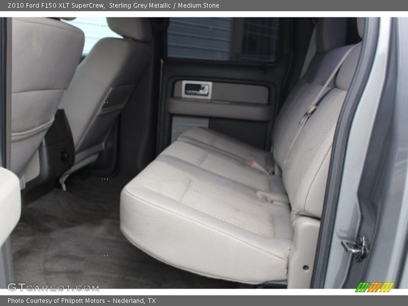 Sterling Grey Metallic / Medium Stone 2010 Ford F150 XLT SuperCrew
