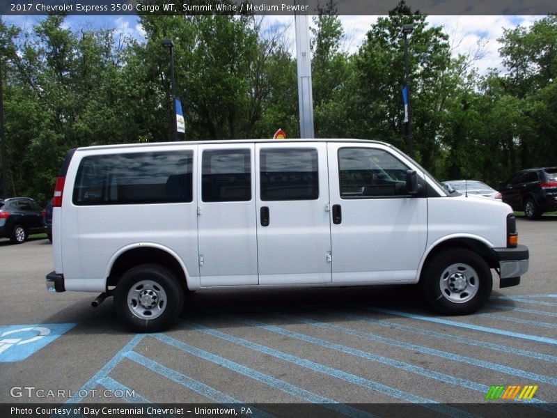 Summit White / Medium Pewter 2017 Chevrolet Express 3500 Cargo WT