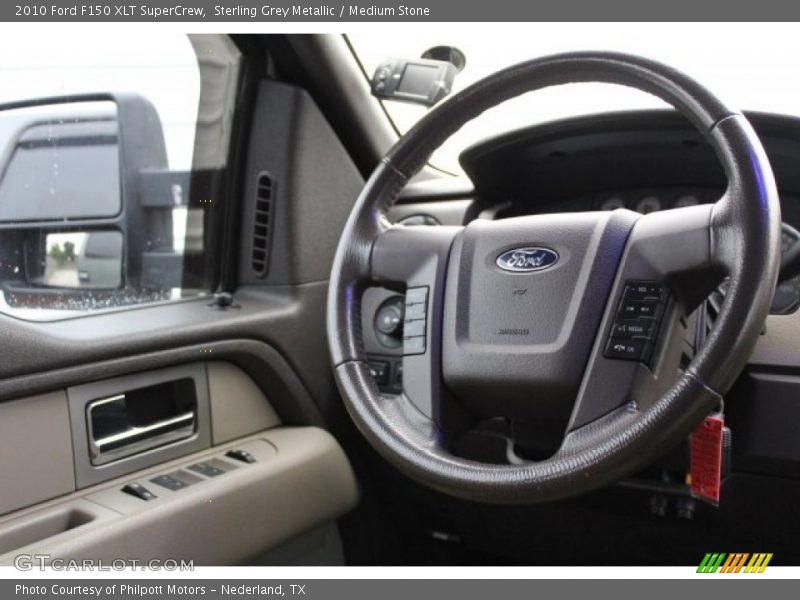 Sterling Grey Metallic / Medium Stone 2010 Ford F150 XLT SuperCrew