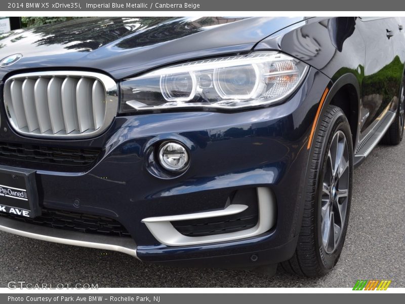 Imperial Blue Metallic / Canberra Beige 2014 BMW X5 xDrive35i