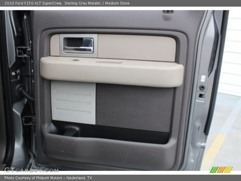 Sterling Grey Metallic / Medium Stone 2010 Ford F150 XLT SuperCrew