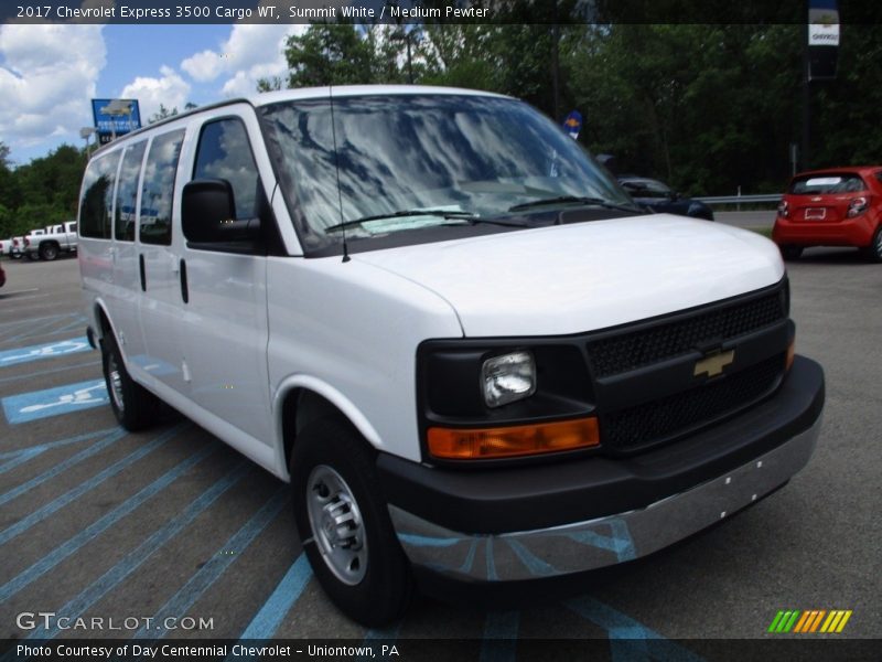 Summit White / Medium Pewter 2017 Chevrolet Express 3500 Cargo WT