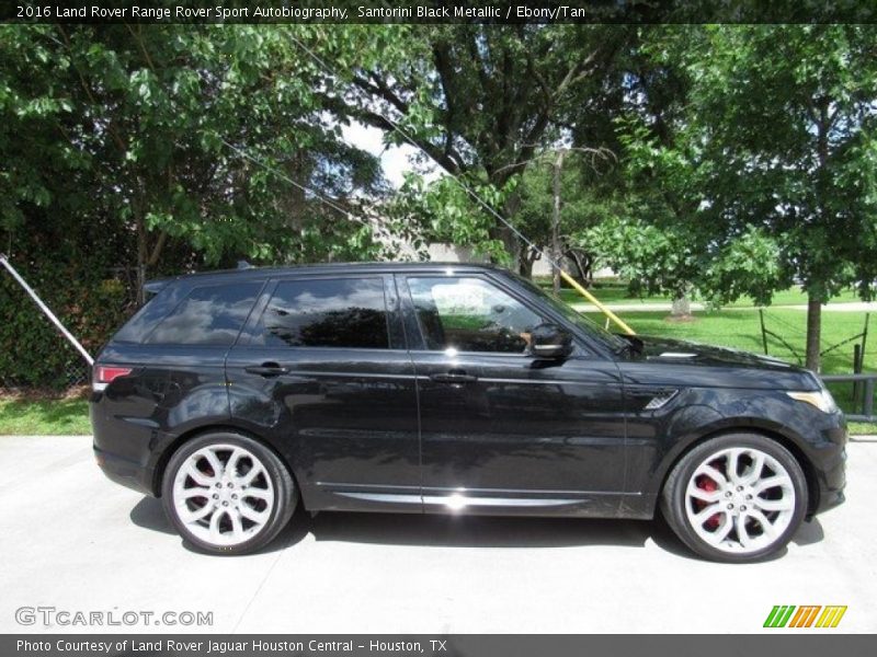 Santorini Black Metallic / Ebony/Tan 2016 Land Rover Range Rover Sport Autobiography