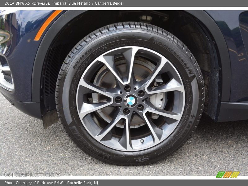 Imperial Blue Metallic / Canberra Beige 2014 BMW X5 xDrive35i