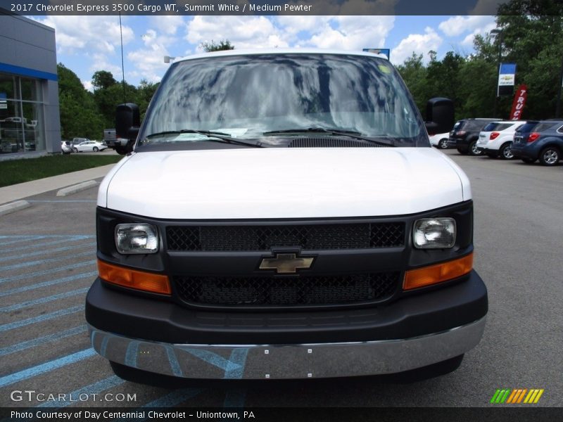 Summit White / Medium Pewter 2017 Chevrolet Express 3500 Cargo WT