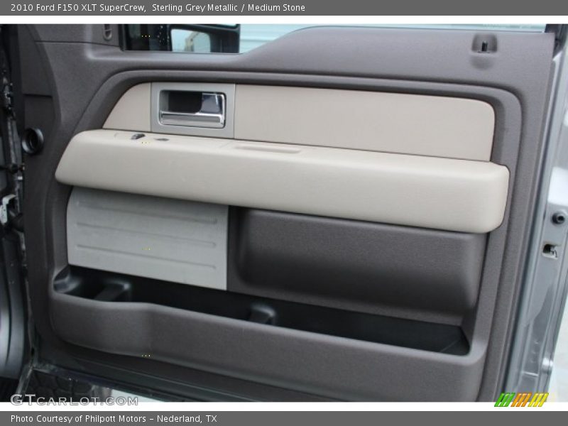 Sterling Grey Metallic / Medium Stone 2010 Ford F150 XLT SuperCrew