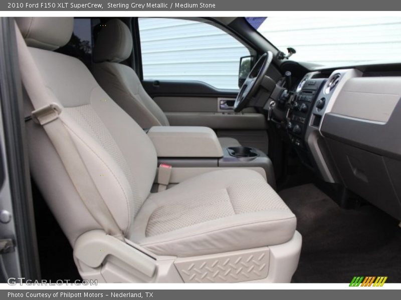 Sterling Grey Metallic / Medium Stone 2010 Ford F150 XLT SuperCrew