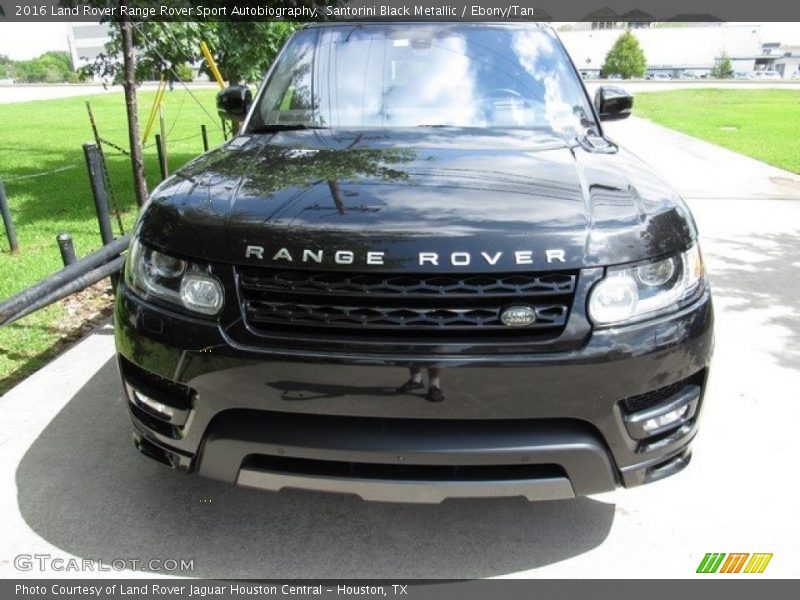 Santorini Black Metallic / Ebony/Tan 2016 Land Rover Range Rover Sport Autobiography