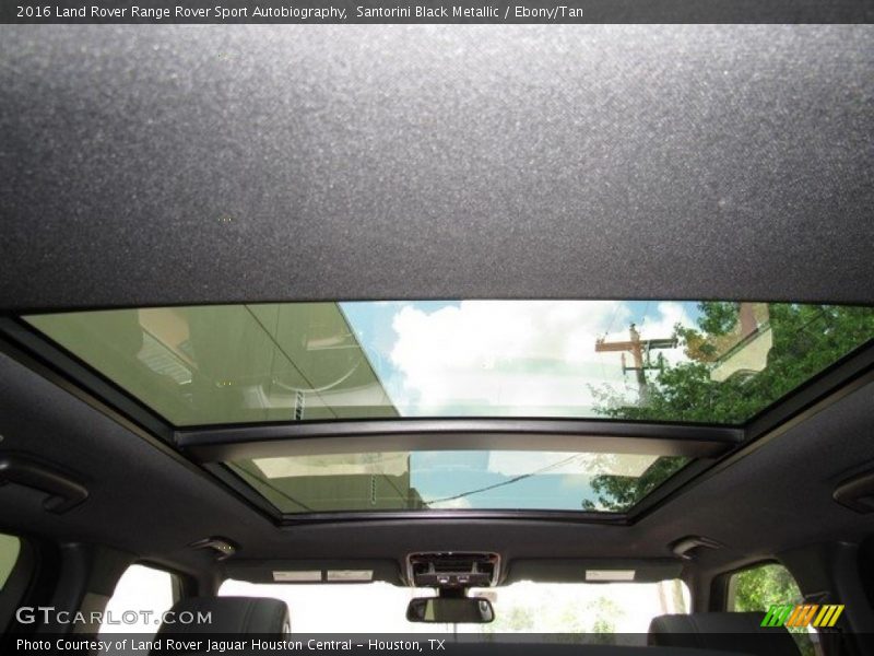 Santorini Black Metallic / Ebony/Tan 2016 Land Rover Range Rover Sport Autobiography