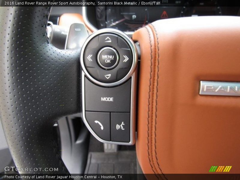 Santorini Black Metallic / Ebony/Tan 2016 Land Rover Range Rover Sport Autobiography