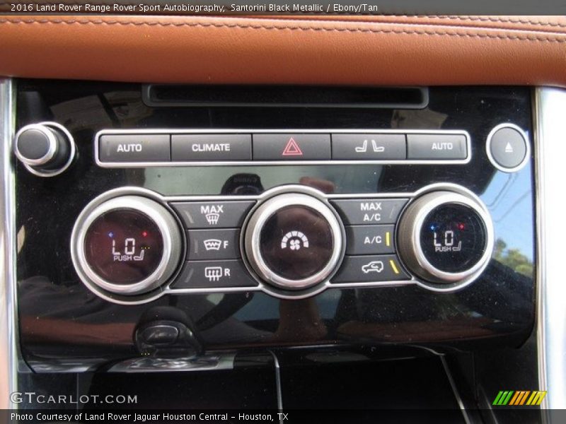 Santorini Black Metallic / Ebony/Tan 2016 Land Rover Range Rover Sport Autobiography