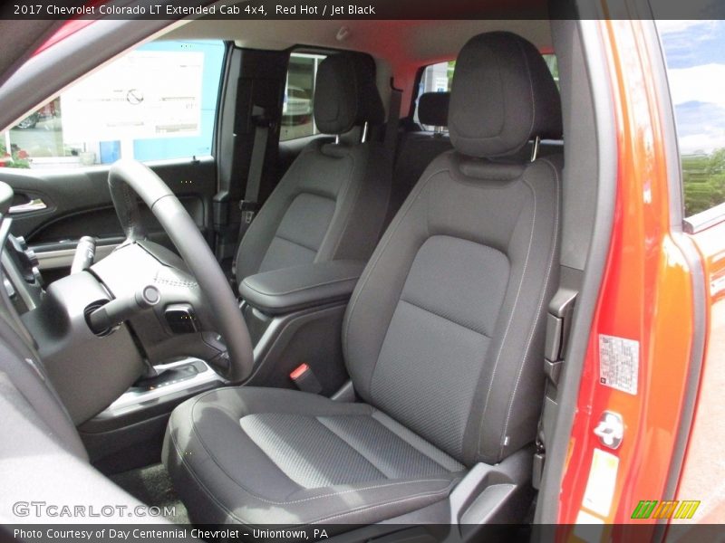 Red Hot / Jet Black 2017 Chevrolet Colorado LT Extended Cab 4x4