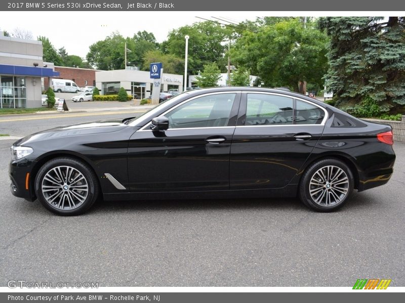 Jet Black / Black 2017 BMW 5 Series 530i xDrive Sedan