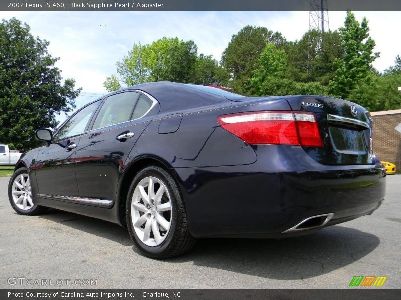 Black Sapphire Pearl / Alabaster 2007 Lexus LS 460