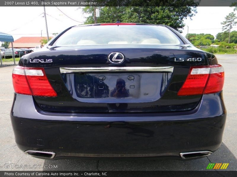 Black Sapphire Pearl / Alabaster 2007 Lexus LS 460