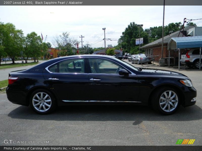 Black Sapphire Pearl / Alabaster 2007 Lexus LS 460