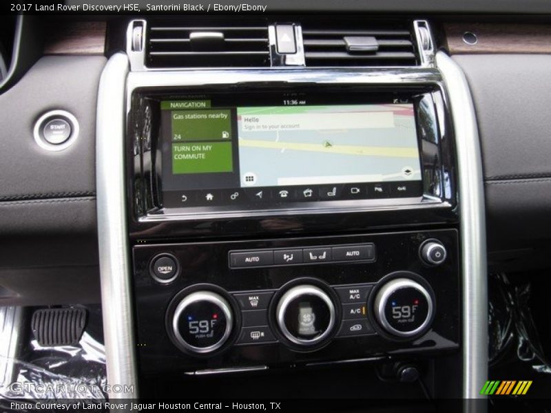 Santorini Black / Ebony/Ebony 2017 Land Rover Discovery HSE