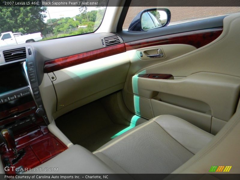 Black Sapphire Pearl / Alabaster 2007 Lexus LS 460