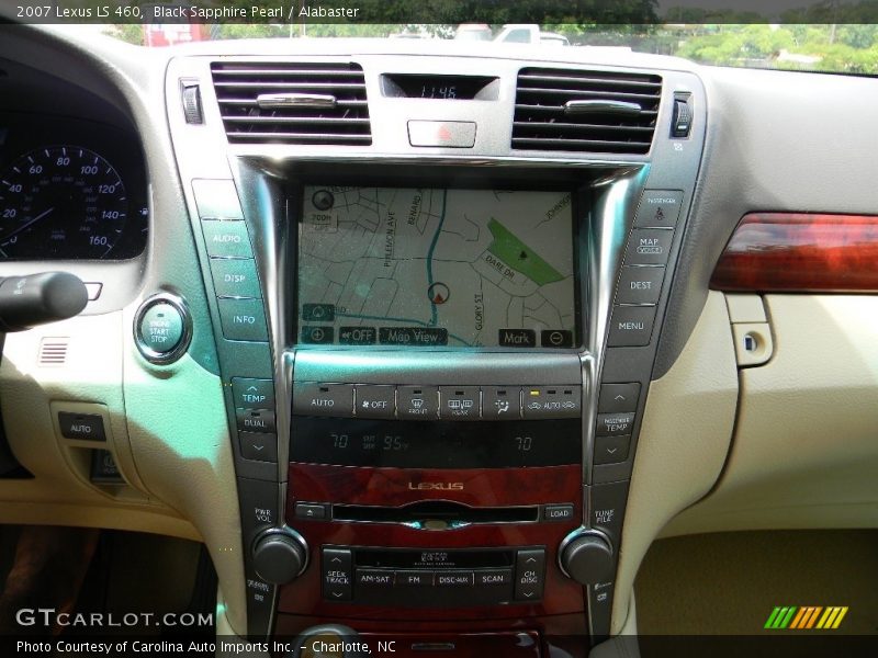 Black Sapphire Pearl / Alabaster 2007 Lexus LS 460