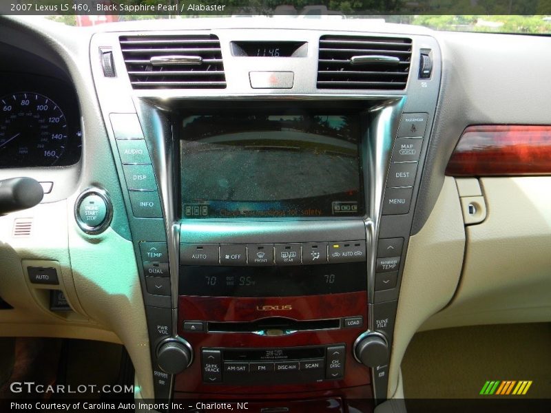 Black Sapphire Pearl / Alabaster 2007 Lexus LS 460