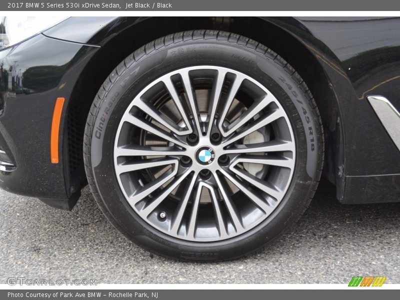 Jet Black / Black 2017 BMW 5 Series 530i xDrive Sedan