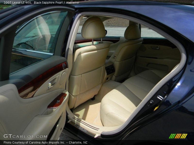Black Sapphire Pearl / Alabaster 2007 Lexus LS 460