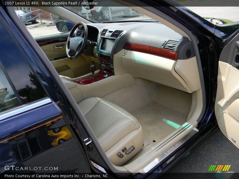 Black Sapphire Pearl / Alabaster 2007 Lexus LS 460