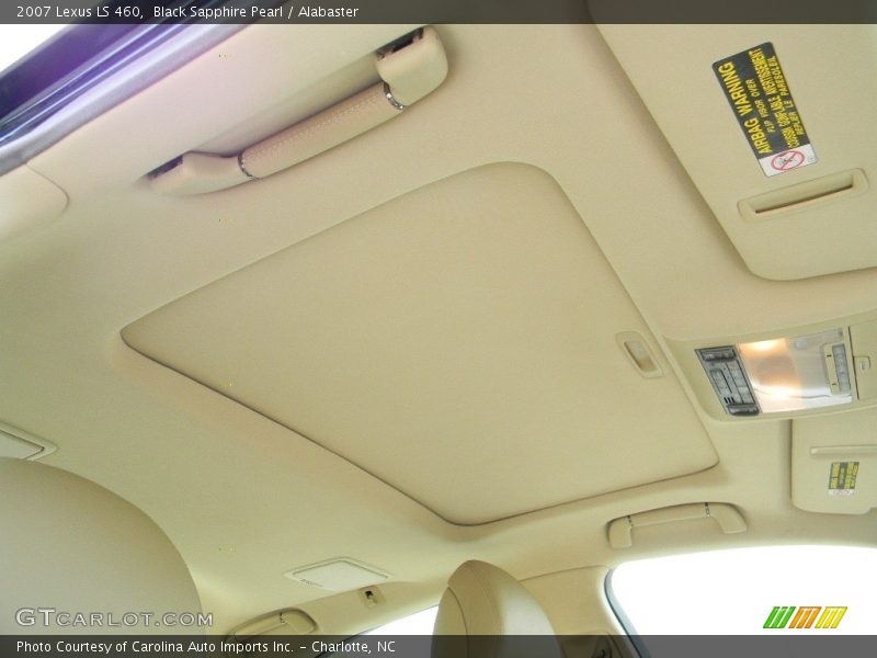 Black Sapphire Pearl / Alabaster 2007 Lexus LS 460