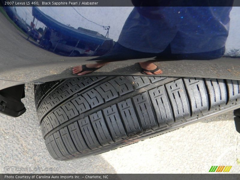 Black Sapphire Pearl / Alabaster 2007 Lexus LS 460