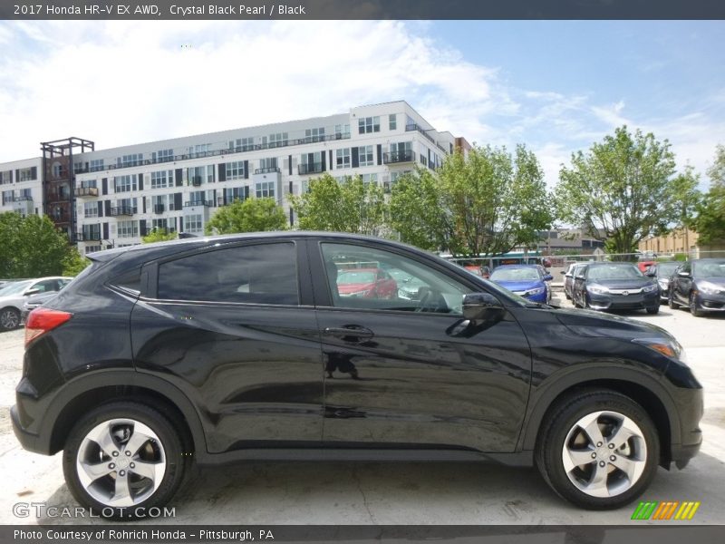 Crystal Black Pearl / Black 2017 Honda HR-V EX AWD