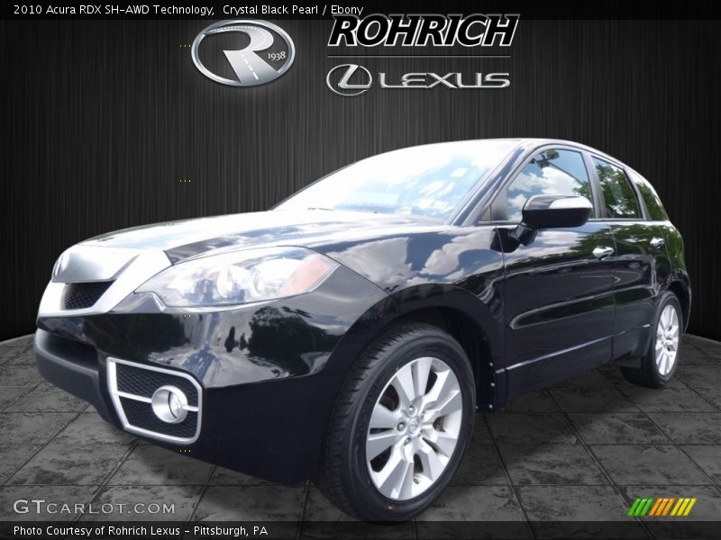 Crystal Black Pearl / Ebony 2010 Acura RDX SH-AWD Technology
