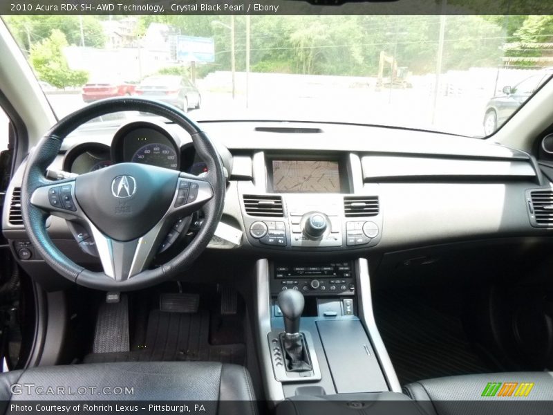 Crystal Black Pearl / Ebony 2010 Acura RDX SH-AWD Technology