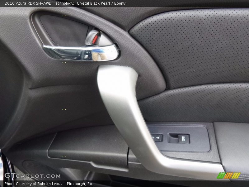 Crystal Black Pearl / Ebony 2010 Acura RDX SH-AWD Technology