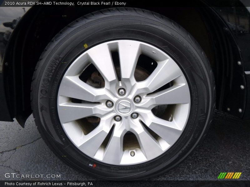 Crystal Black Pearl / Ebony 2010 Acura RDX SH-AWD Technology