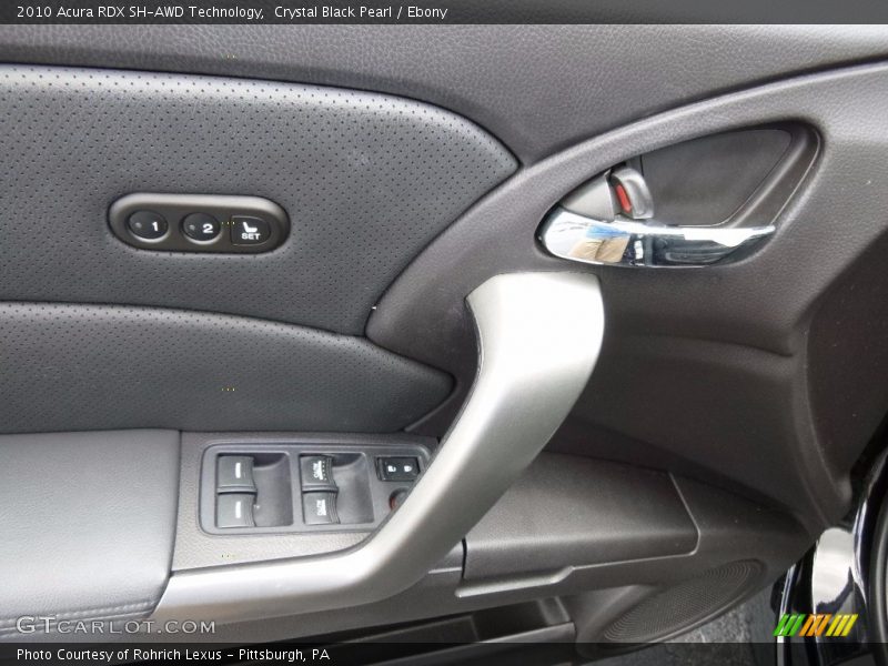 Crystal Black Pearl / Ebony 2010 Acura RDX SH-AWD Technology