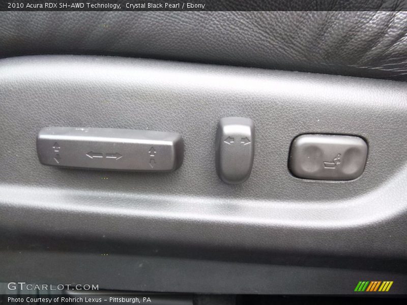 Crystal Black Pearl / Ebony 2010 Acura RDX SH-AWD Technology