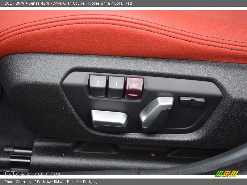 Alpine White / Coral Red 2017 BMW 4 Series 430i xDrive Gran Coupe
